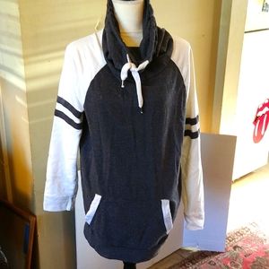 VGUC..Derek Heart large large French terry cowl neck sweatshirt.